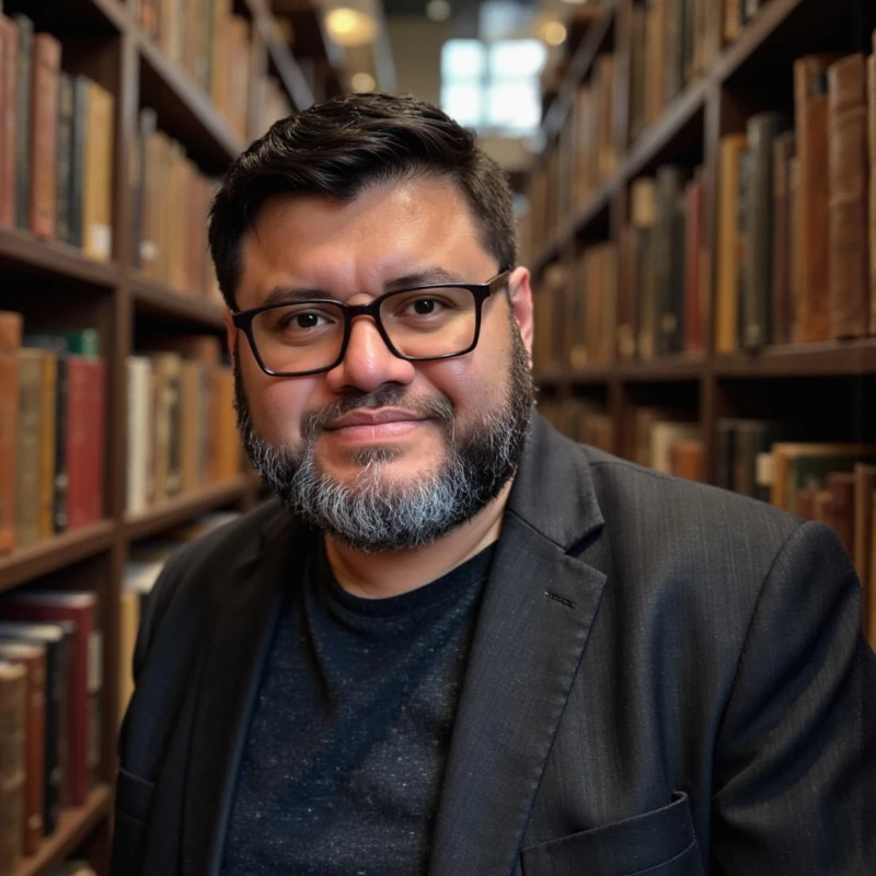 Retrato del pastor Edgar Iraheta